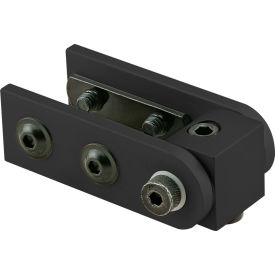 10 Series Right Angle 90 Degree Dynamic Pivot Assembly with Dual Straight Arms, Black