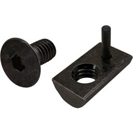 15 Series Flat Head Socket Cap Screw and Drop In T-Nut, 5/16-18 X 5/8"