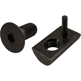 15 Series Flat Head Socket Cap Screw and Drop In T-Nut, 5/16-18 X 3/4"