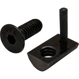 15 Series Flat Head Socket Cap Screw and Drop In T-Nut, 1/4-20 X 3/4"