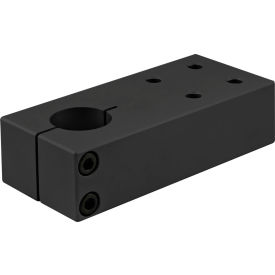 10 Series 1" Single Shaft Pre Drilled Mounting Plate, Black