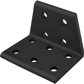 10 Series 10 Hole Inside Corner Bracket, Black