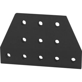10 Series 11 Hole Tee Flat Plate, Black