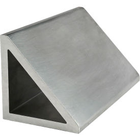 10 Series 2" 45 Degree Gusset Profile, 145" Bar, Mill Finish