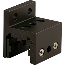 10 Series Single Flange Linear Bearing with Brake Hole, Black