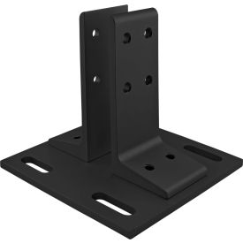 10 Series Floor Mount Base Plate for 1020, Black