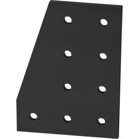 15 Series 9 Hole 90 Degree Joining Plate, Black