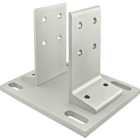 15 Series Floor Mount Base Plate For 3030, Clear