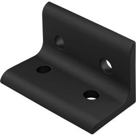 15 Series 4 Hole Wide Inside Corner Bracket, Black