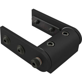 15 Series Standard Universal Dynamic Pivot Assembly with Dual Straight Arms, Black