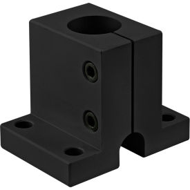 15 Series 1" Single Shaft Stanchion Base, Black