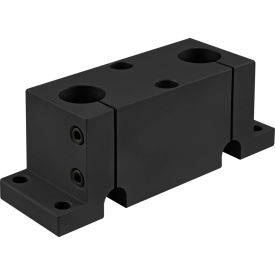 15 Series 1" Diameter Double Shaft Base, Black