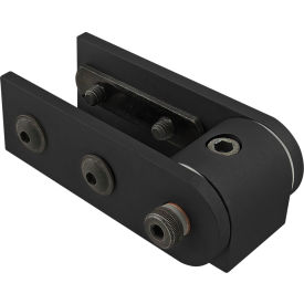 15 Series Standard 90 Degree Dynamic Pivot Assembly with Dual Straight Arms, Black