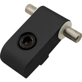 15 Series Double Lift-off Hinge Section w/ Two Pins, Black
