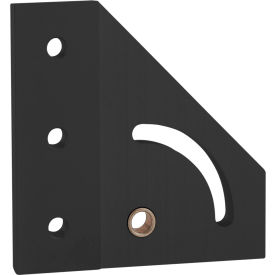 15 Series 90 Degree Left Hand Pivot Bracket Plate, Black