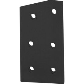 15 Series 6 Hole 15 Degree Angle Joining Plate, Black