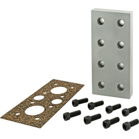 15 Series 3" X 6" End Mount Pressure Manifold Plate - Blank