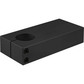 15 Series 1.5" Diameter Single Shaft Blank Mounting Plate, Black
