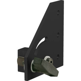 15 Series 90 Degree Left Hand Pivot Bracket Assembly with "T" Handle, Black