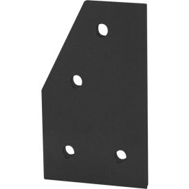 15 Series 4 Hole 60 Degree Angle Joining Plate, Black