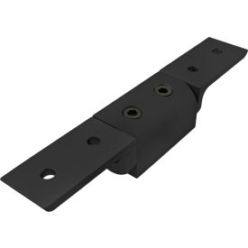 15 Series Universal Right Angle Structural Pivot Assembly with Dual "L" Arms, Black