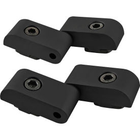 15 Series Left Hand Lift-off Hinge Assembly, Black Anodize