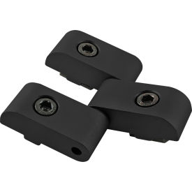 15 Series Heavy Duty Lift-off Hinge Assembly, Black Anodize
