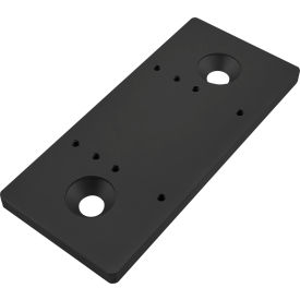 15 Series Keeper Mount Plate for Grabber Door Catch, Black