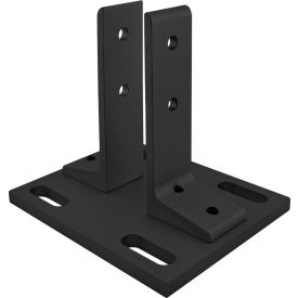 10 Series Floor Mount Base Plate for 1515, Black