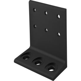 15 Series 4.5" Economy Floor Mount Base Plate, Black