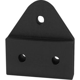15 Series 3 Hole Recessed Triangular Pivot Plate, Black
