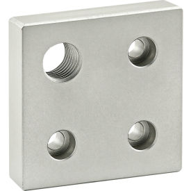 15 Series 3" X 3" Base Plate W/ 3/4-10 Tap In Corner