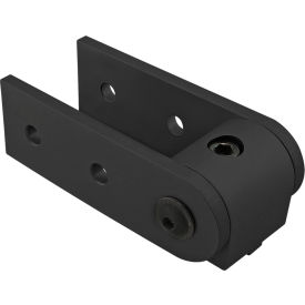 15 Series 0 Degree Standard Structural Pivot Assembly with Dual Straight Arms, Black