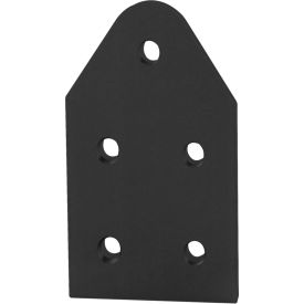 15 Series 5 Hole Triangular Pivot Plate, Black