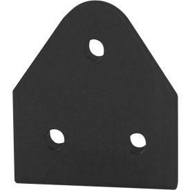 15 Series 3 Hole Triangular Pivot Plate, Black