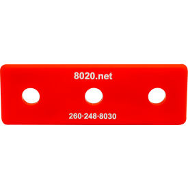 15 Series 45 End Cap w/ Push-Ins, Red