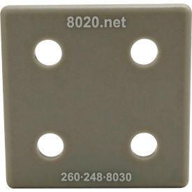 15 30 Series 30 End Cap w/ Push-Ins, Gray