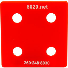15 30 Series 30 End Cap w/ Push-Ins, Red