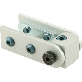 25 Series 0 Degree Right Angle Living Hinge w/ Straight Arms, Clear