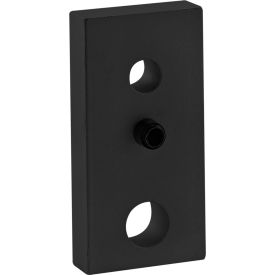 15 Series Leveling Anchoring Base Plate, 2-Hole, 15 Series Black