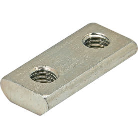 25 Series M5 Short Double Anchor T-Nut, Bright