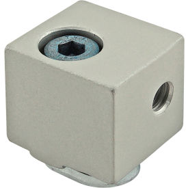 25 Series Aluminum Panel Mount Block, Clear