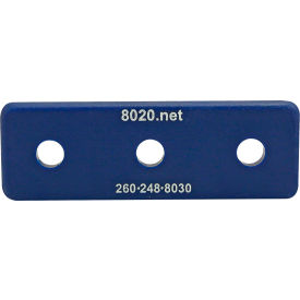15 Series 45 End Cap w/ Push-Ins, Blue