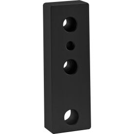 15 Series Leveling Anchoring Base Plate With 3/8-16 Tap, 4-Hole, Black