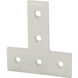 20 Series 5 Hole T" Flat Plate, Clear