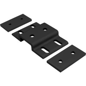 25 Series Double Arm Wide Mesh Retainer w/ Wide Backing Plate, Black