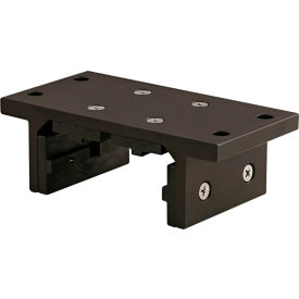 15 Series 4 Slot Mount Double Flange Short Standard Linear Bearing, Black
