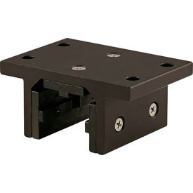 15 Series 3 Slot Mount Double Flange Short Standard Linear Bearing, Black