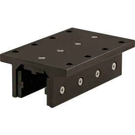 15 Series 3 Slot Mount Double Flange Long Standard Linear Bearing, Black