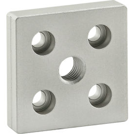 25 5 Series 0mm x 50mm Base Plate w/ M12 Tap In Center